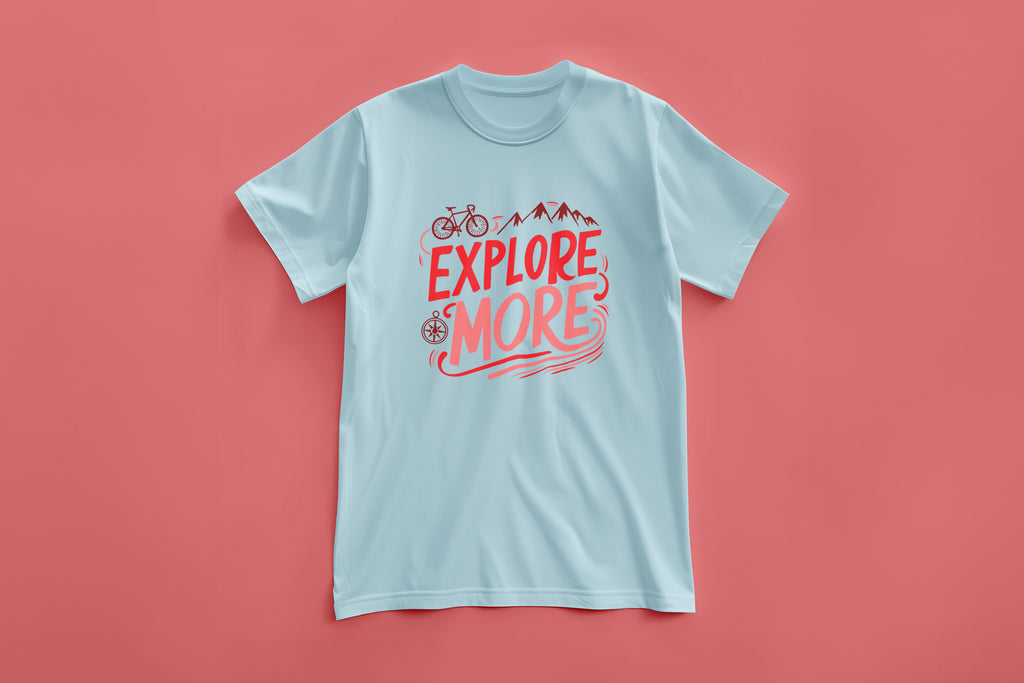 Explore More Cycling & Mountains Adventure Tee