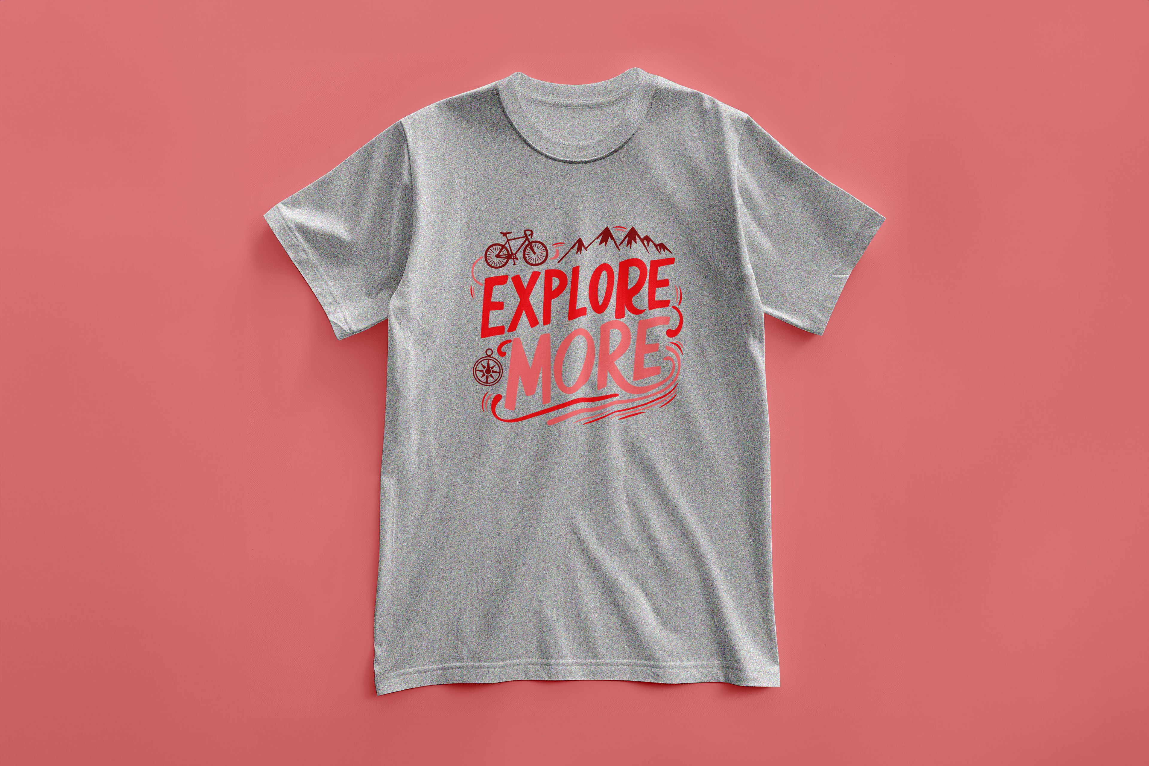 Explore More Cycling & Mountains Adventure Tee