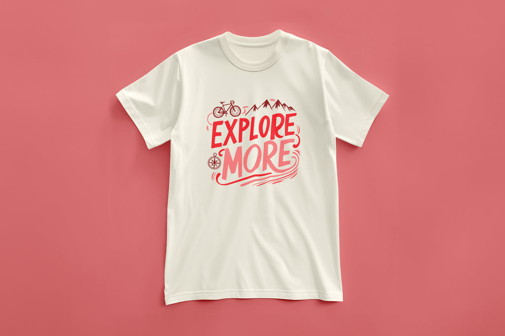 Explore More Cycling & Mountains Adventure Tee