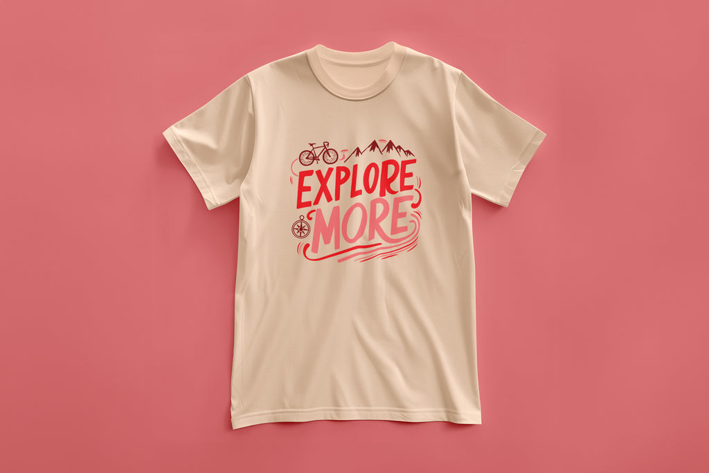 Explore More Cycling & Mountains Adventure Tee
