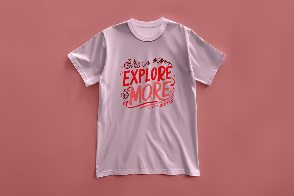 Explore More Cycling & Mountains Adventure Tee