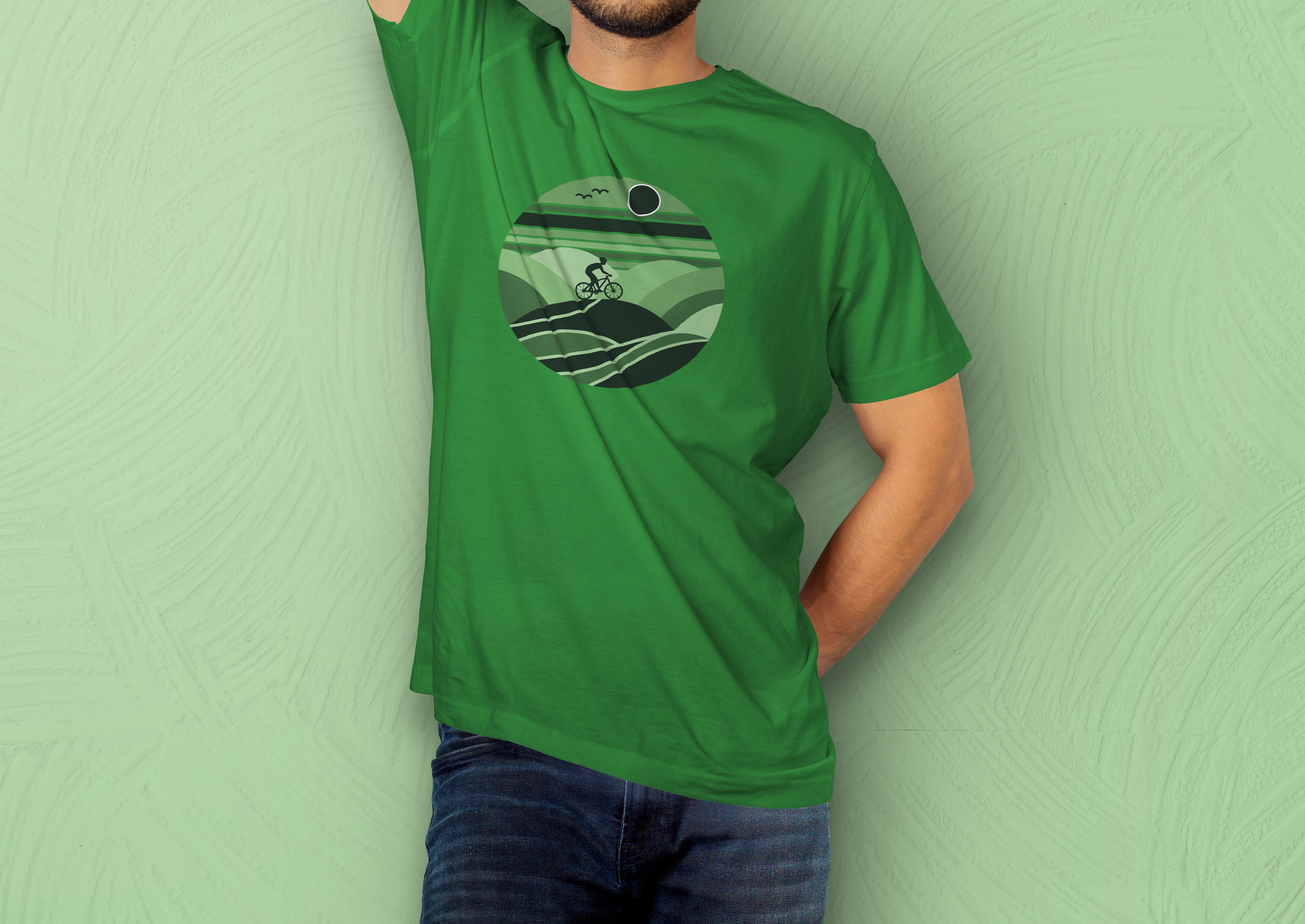 Green Valley Cyclist Tee