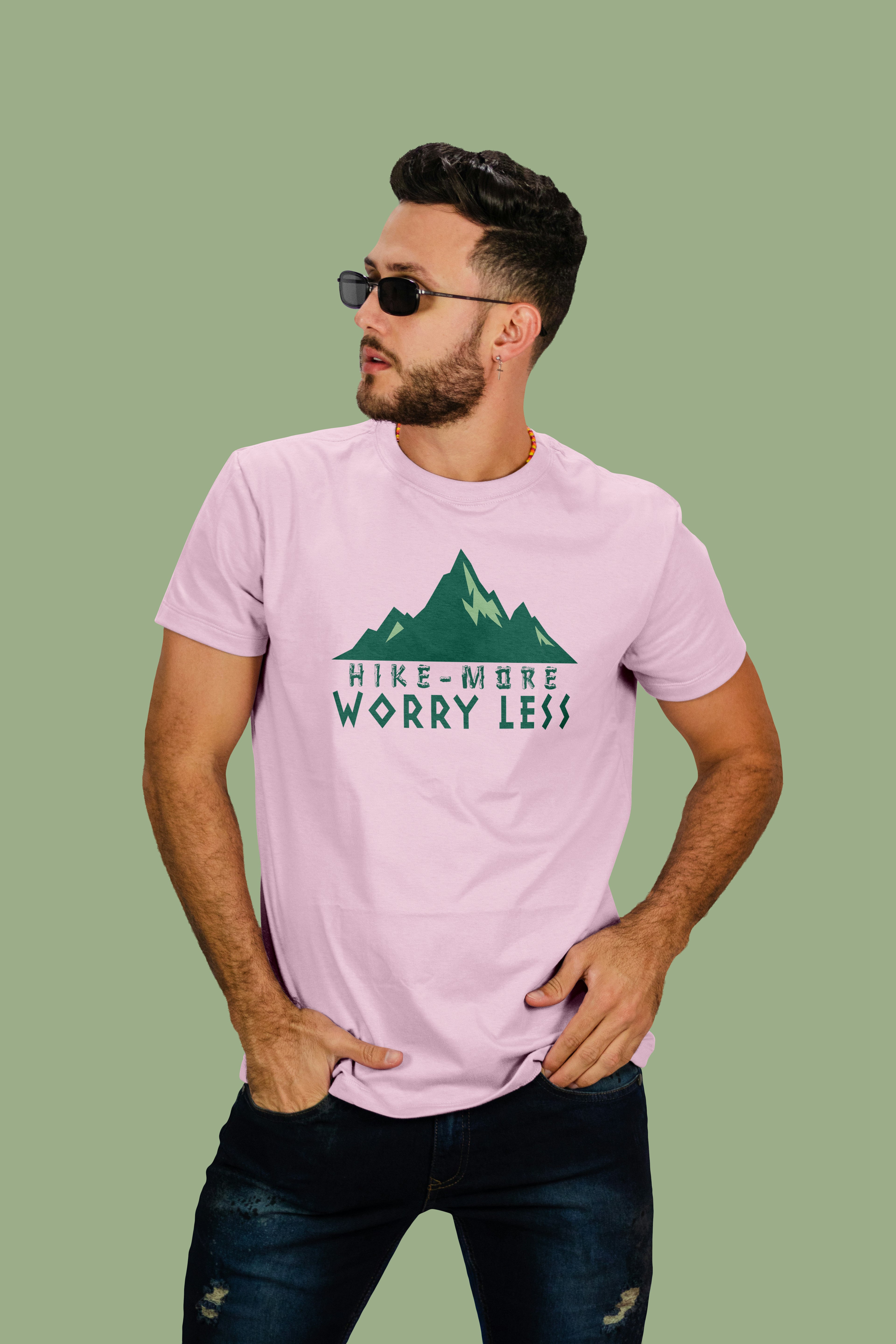 Adventure Mindset - Hike More Worry Less T-Shirt