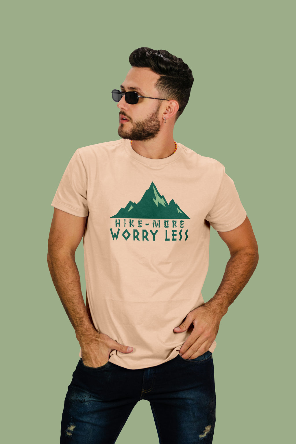 Adventure Mindset - Hike More Worry Less T-Shirt