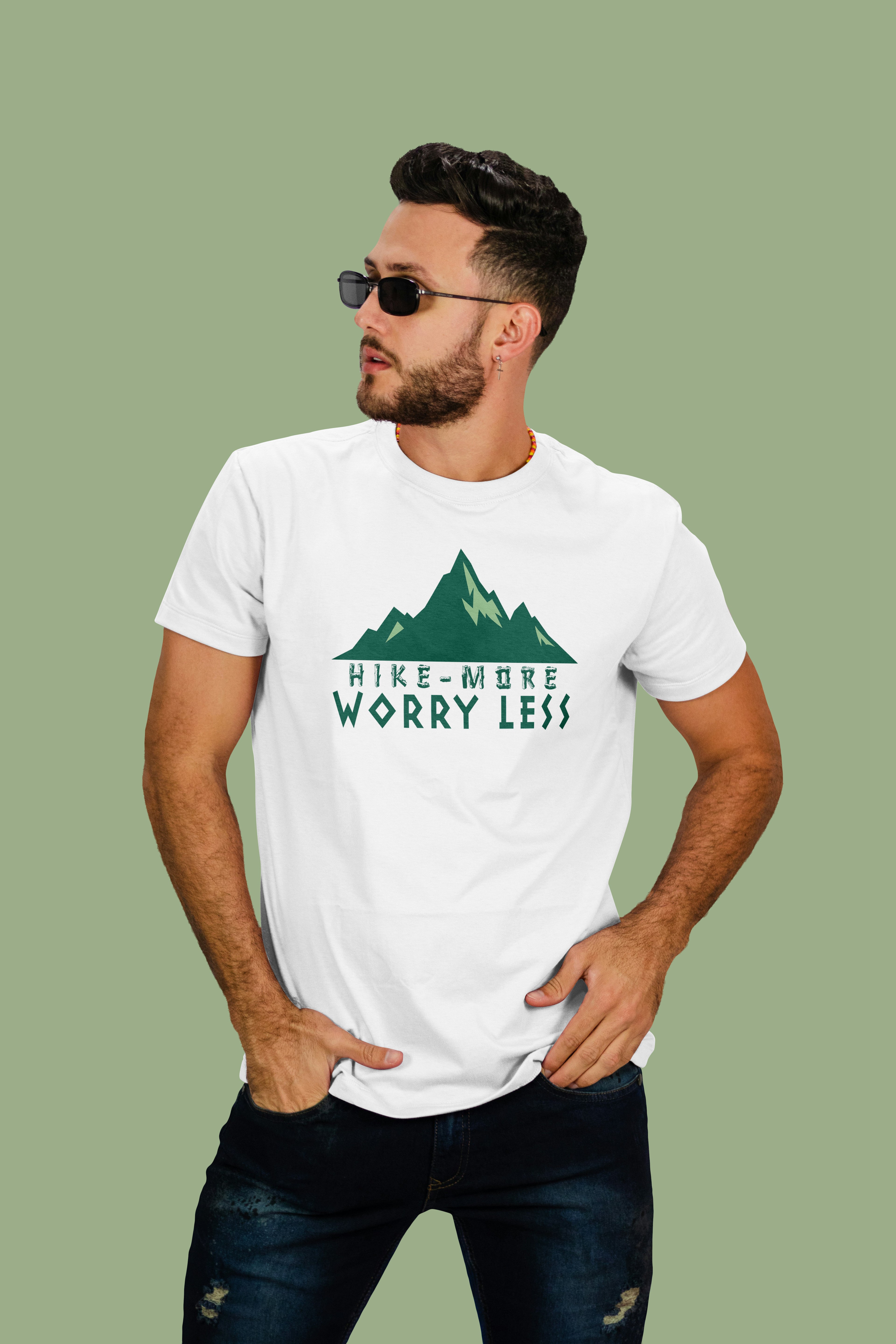 Adventure Mindset - Hike More Worry Less T-Shirt