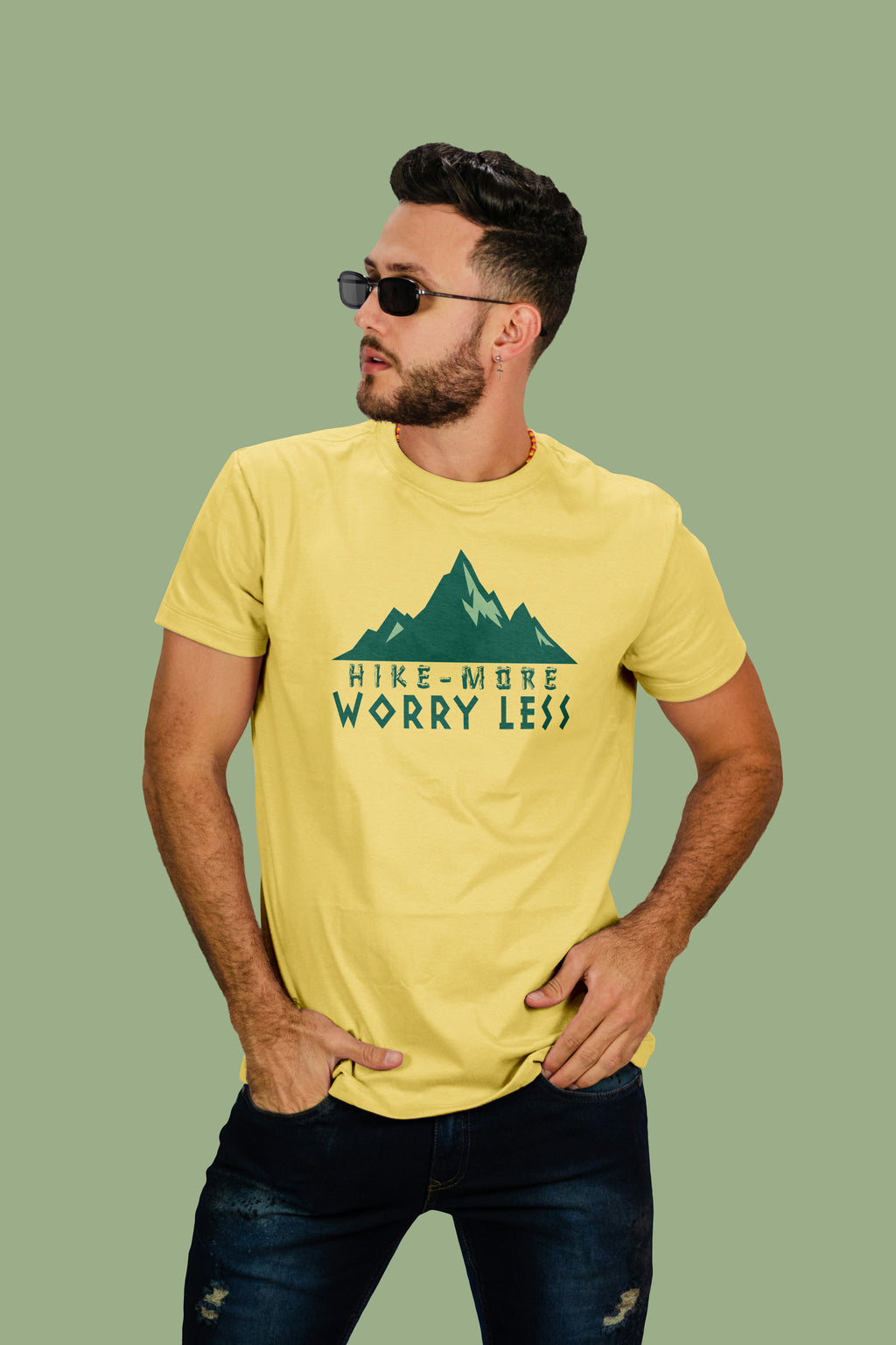 Adventure Mindset - Hike More Worry Less T-Shirt