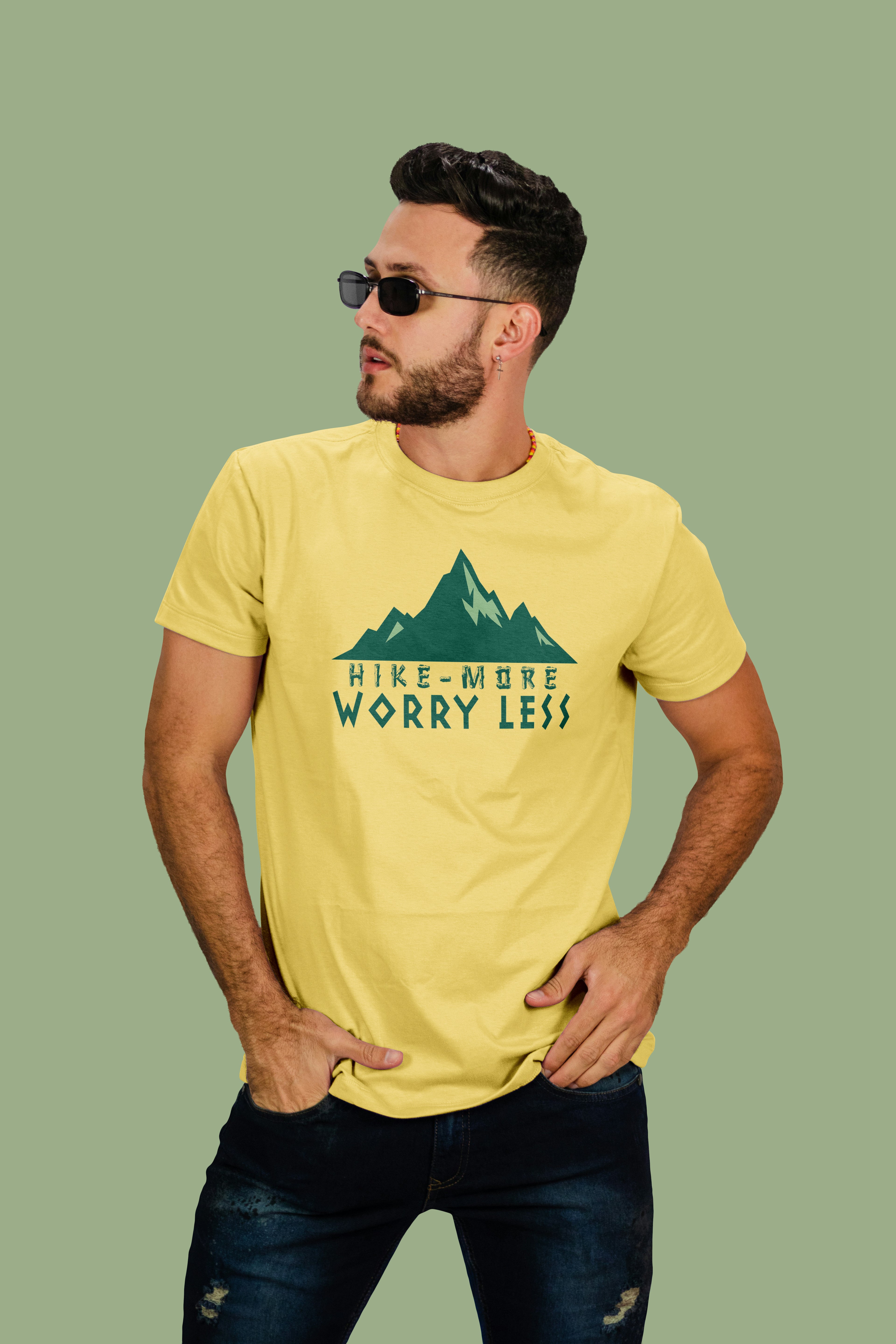 Adventure Mindset - Hike More Worry Less T-Shirt