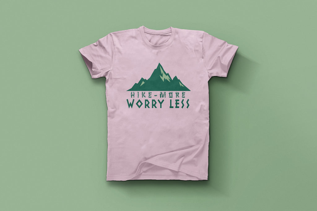 Adventure Mindset - Hike More Worry Less T-Shirt