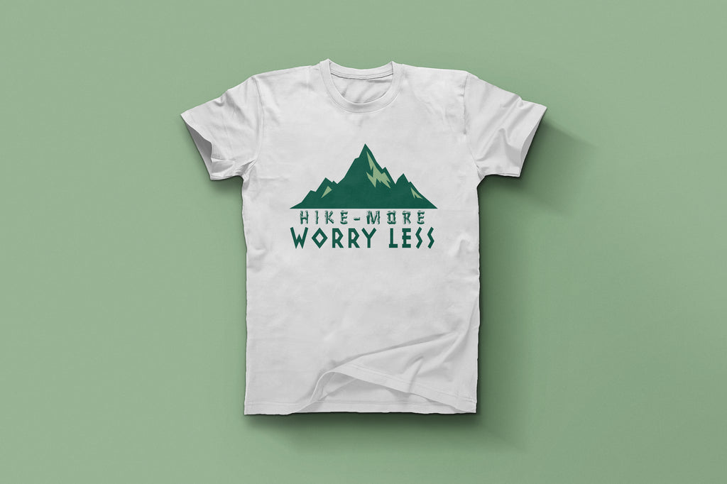 Adventure Mindset - Hike More Worry Less T-Shirt