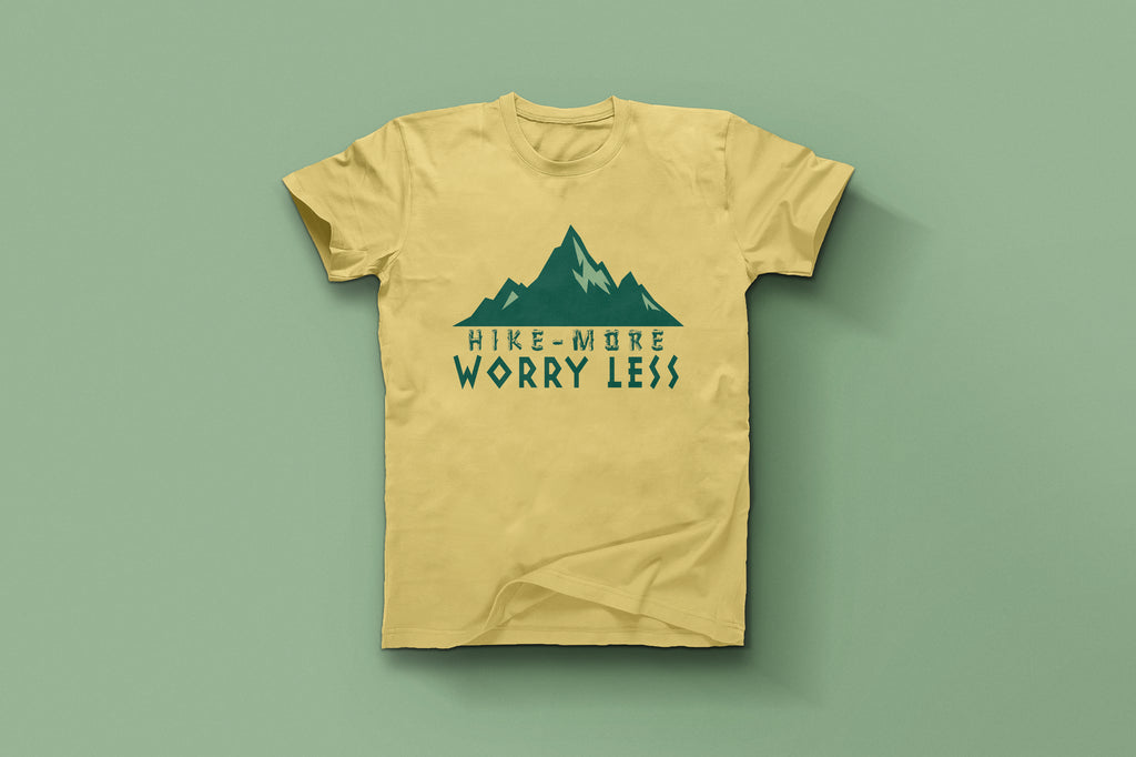 Adventure Mindset - Hike More Worry Less T-Shirt