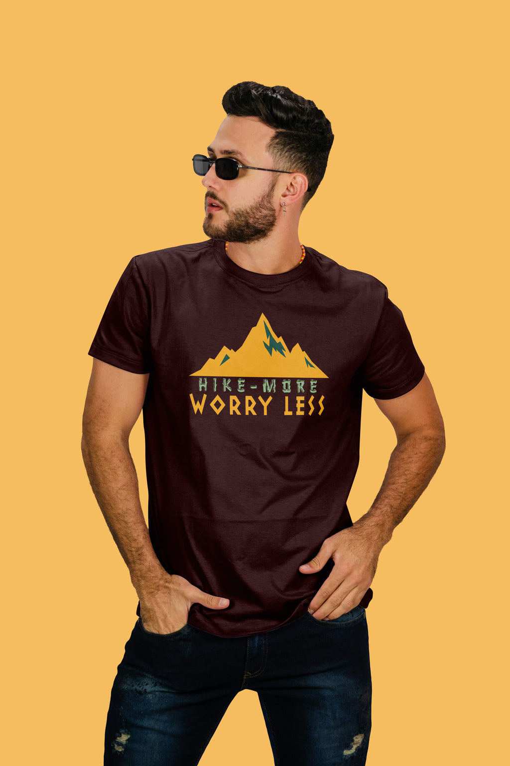 Adventure Mindset - Hike More Worry Less T-Shirt