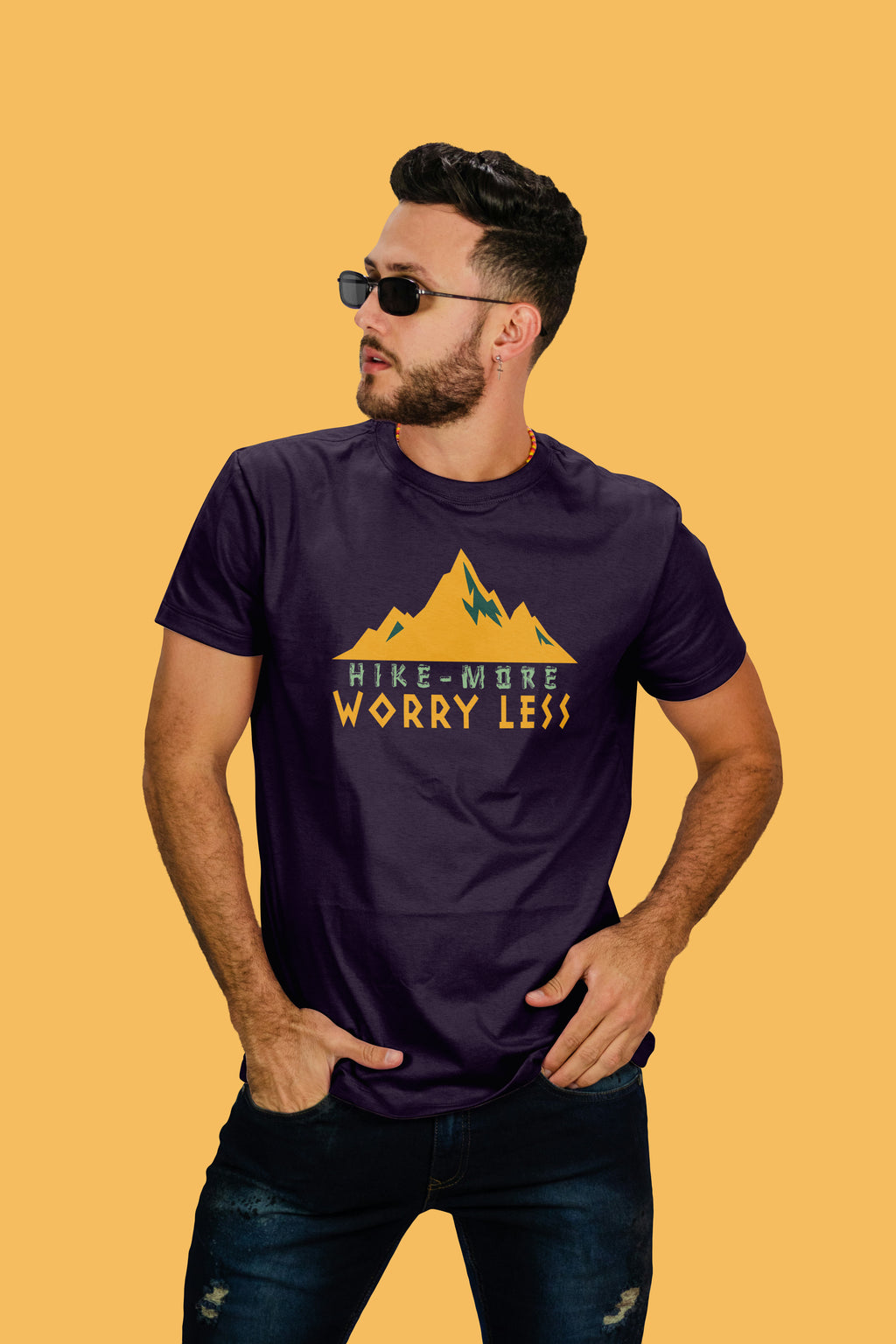 Adventure Mindset - Hike More Worry Less T-Shirt
