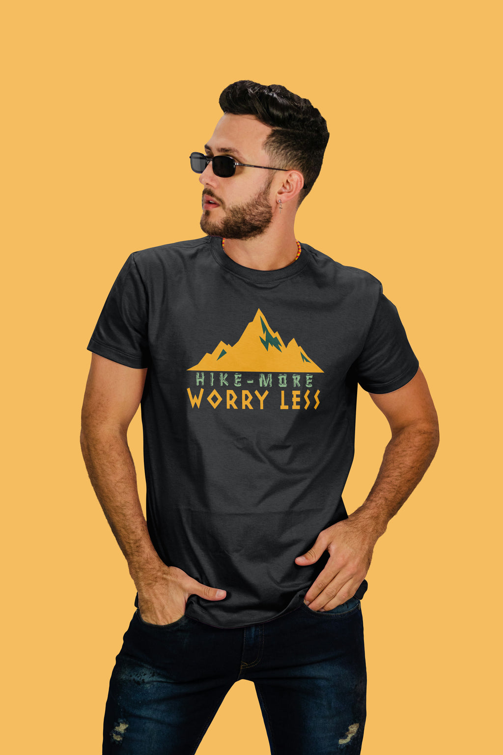 Adventure Mindset - Hike More Worry Less T-Shirt