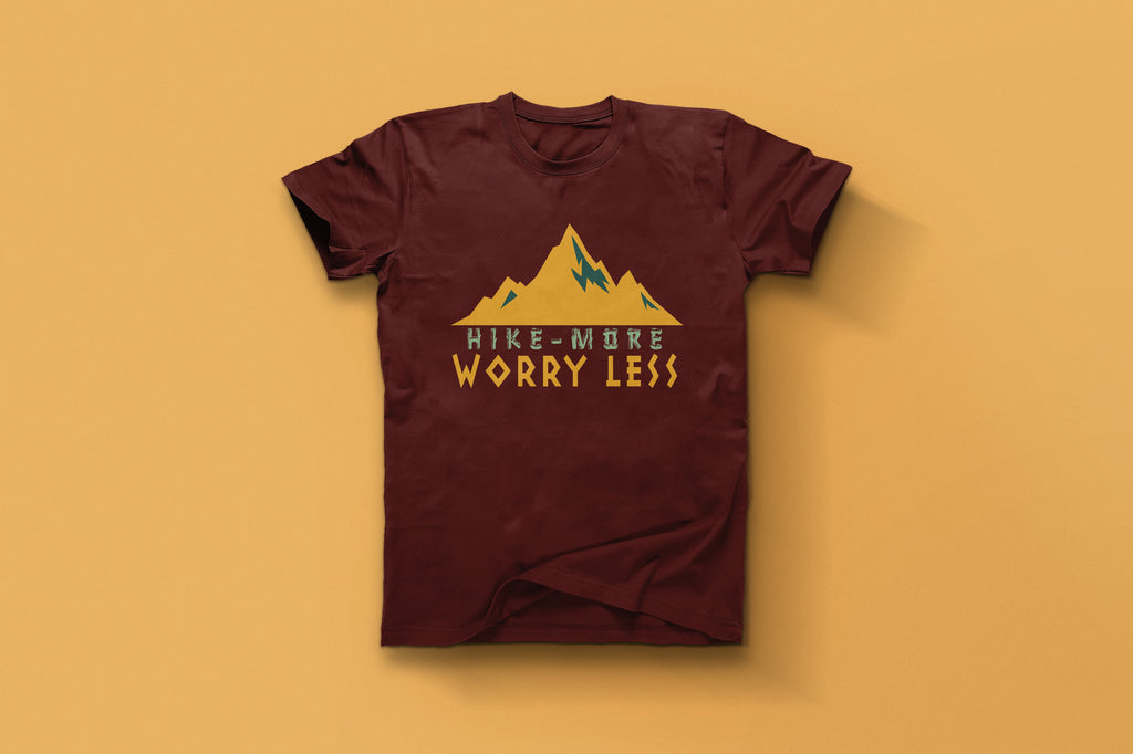 Adventure Mindset - Hike More Worry Less T-Shirt