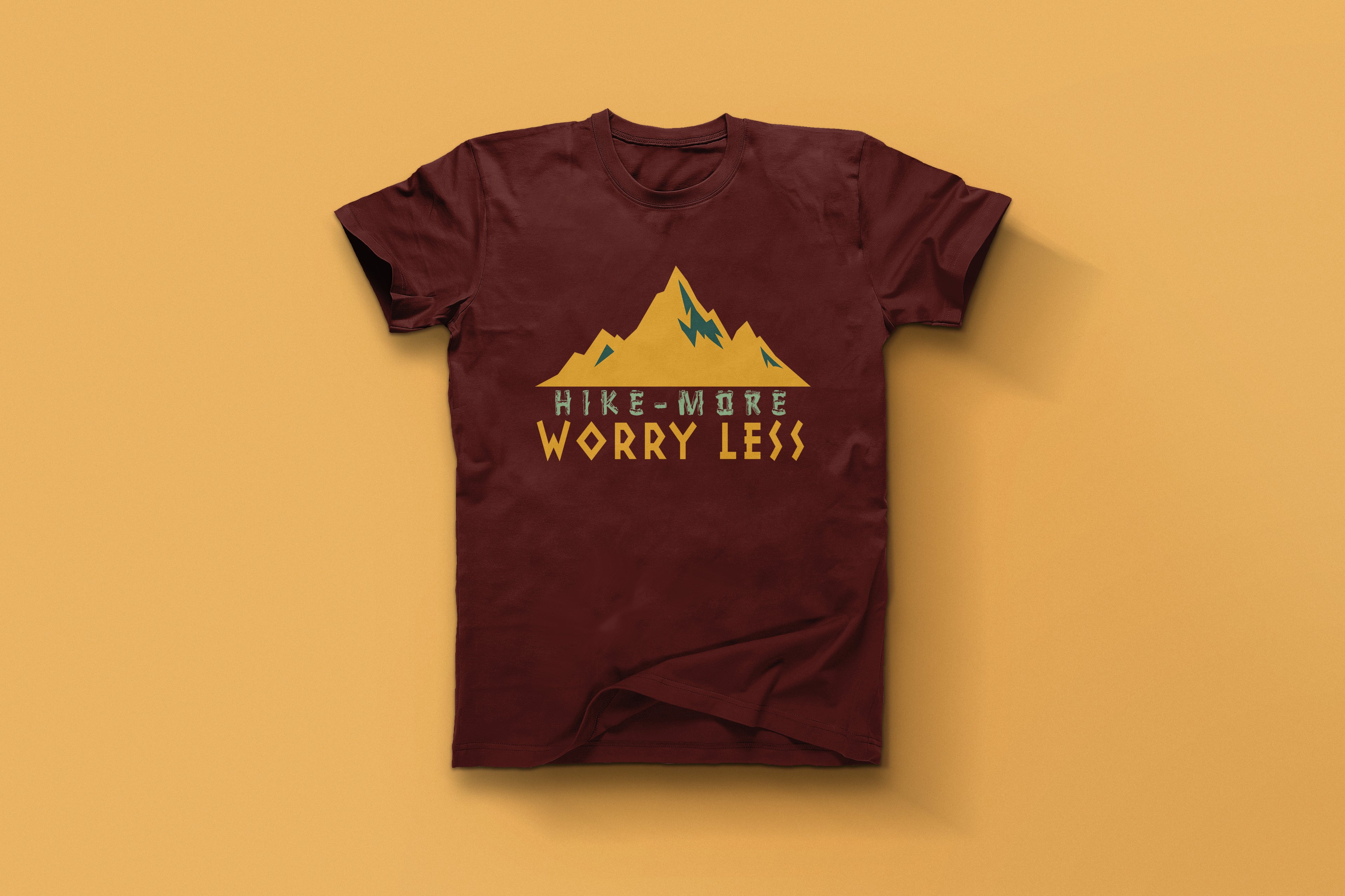 Adventure Mindset - Hike More Worry Less T-Shirt