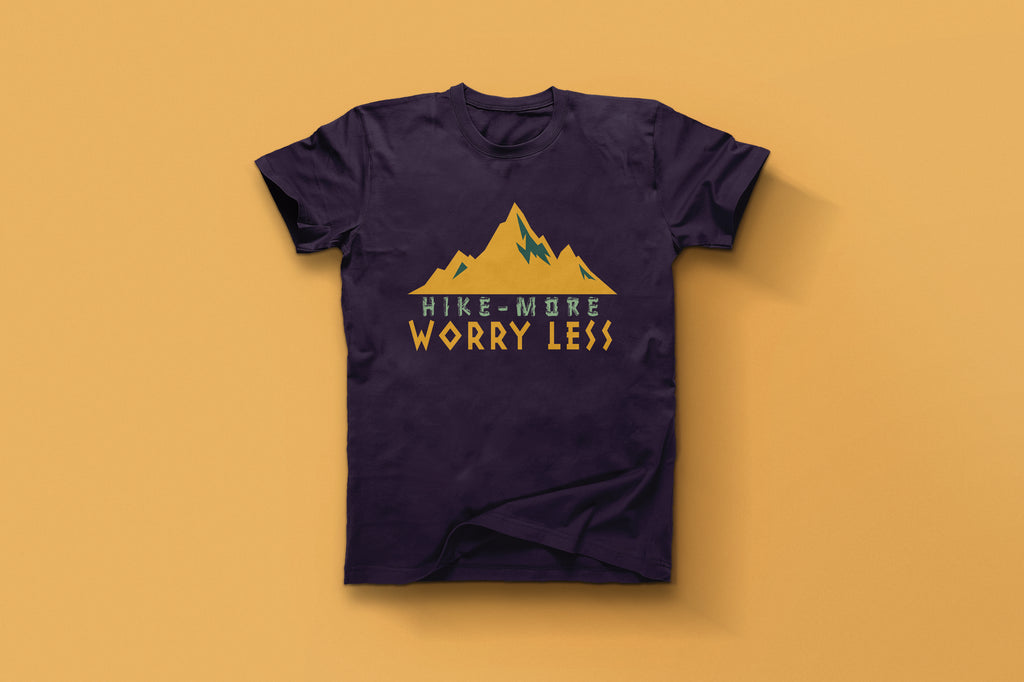 Adventure Mindset - Hike More Worry Less T-Shirt