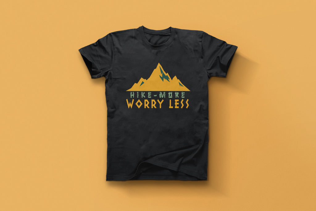 Adventure Mindset - Hike More Worry Less T-Shirt