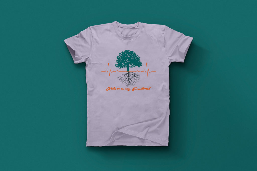Eco Heartbeat Nature Lover Graphic Tee