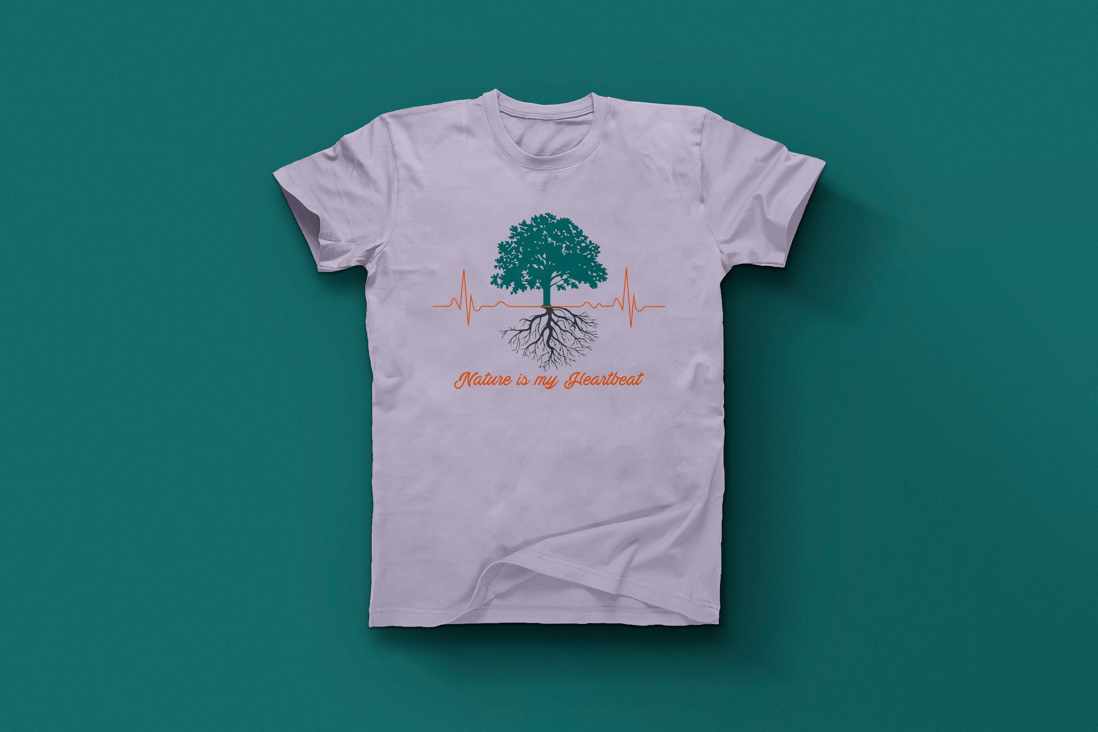 Eco Heartbeat Nature Lover Graphic Tee