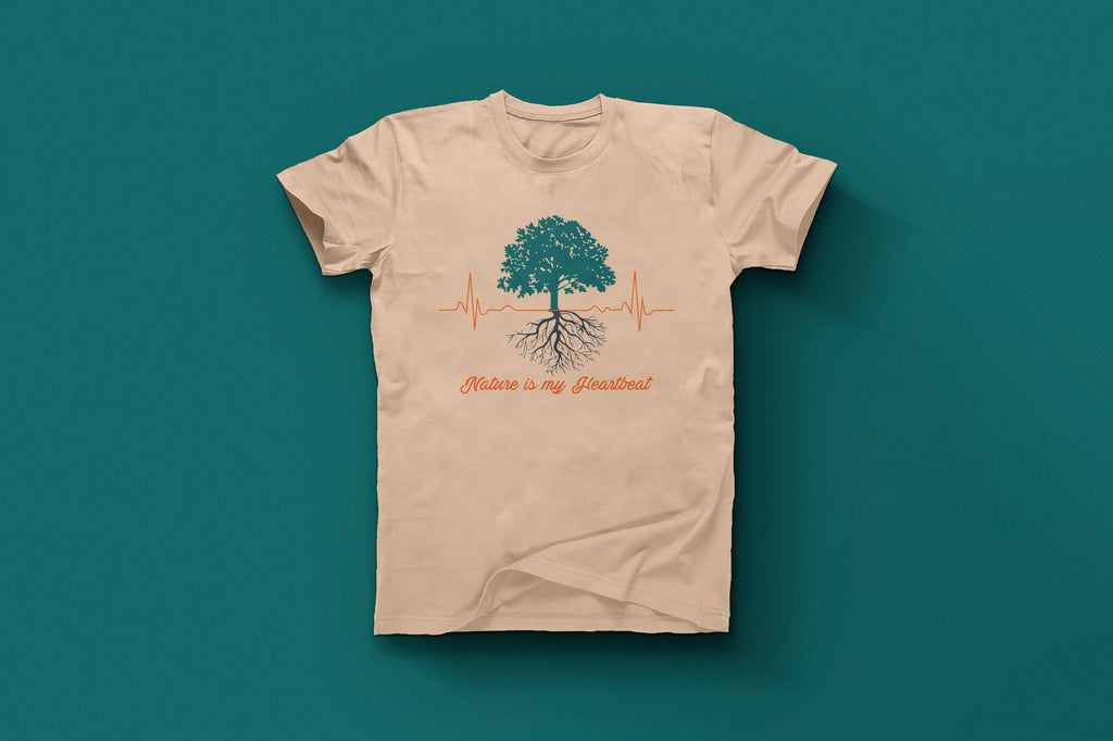 Eco Heartbeat Nature Lover Graphic Tee