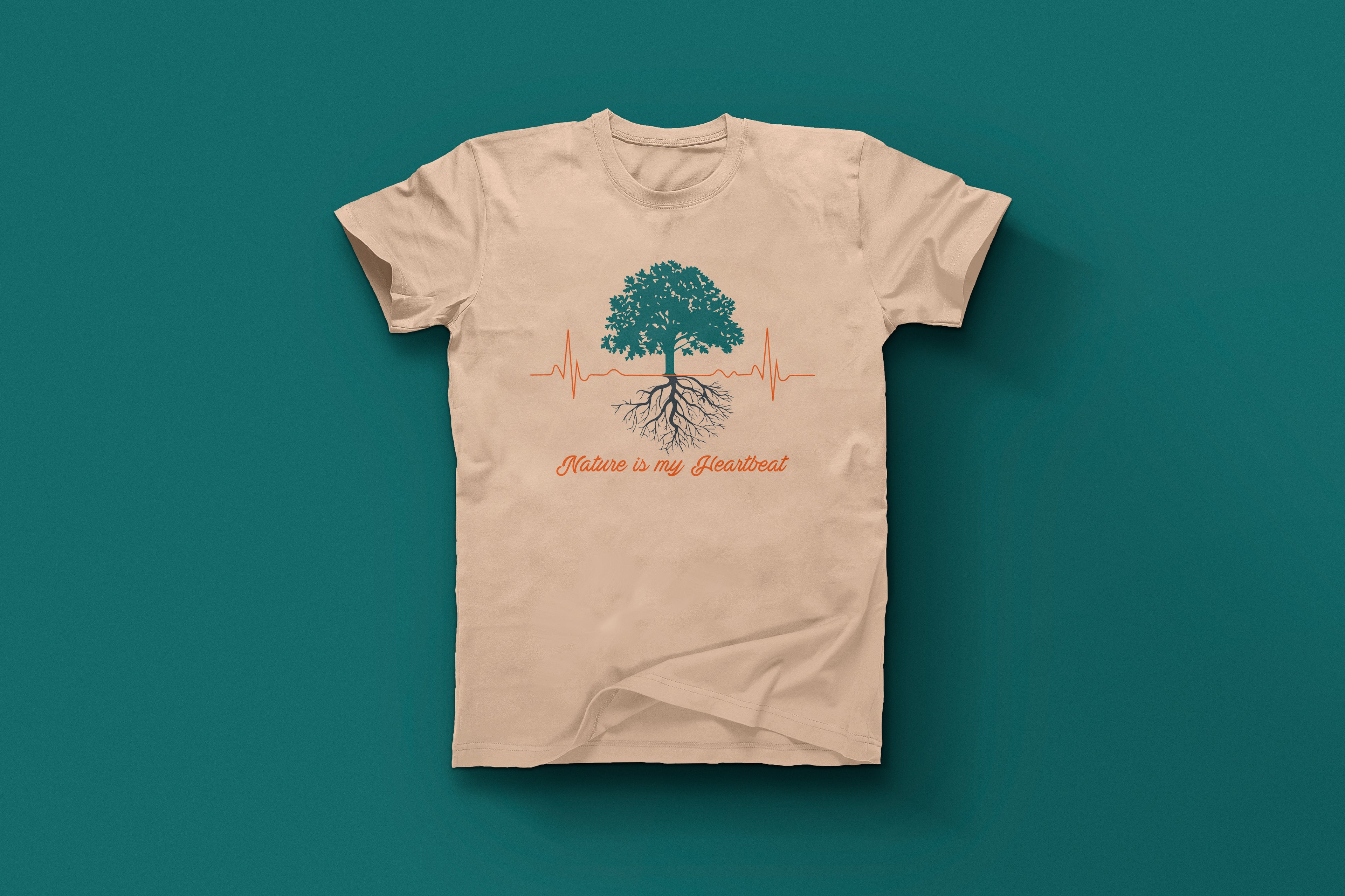 Eco Heartbeat Nature Lover Graphic Tee