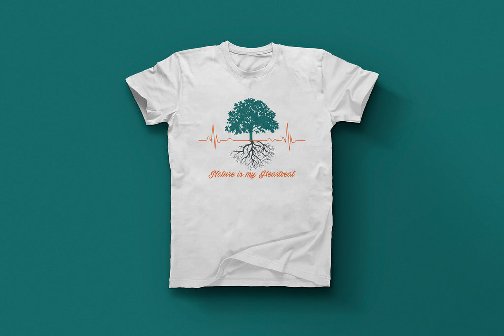 Eco Heartbeat Nature Lover Graphic Tee
