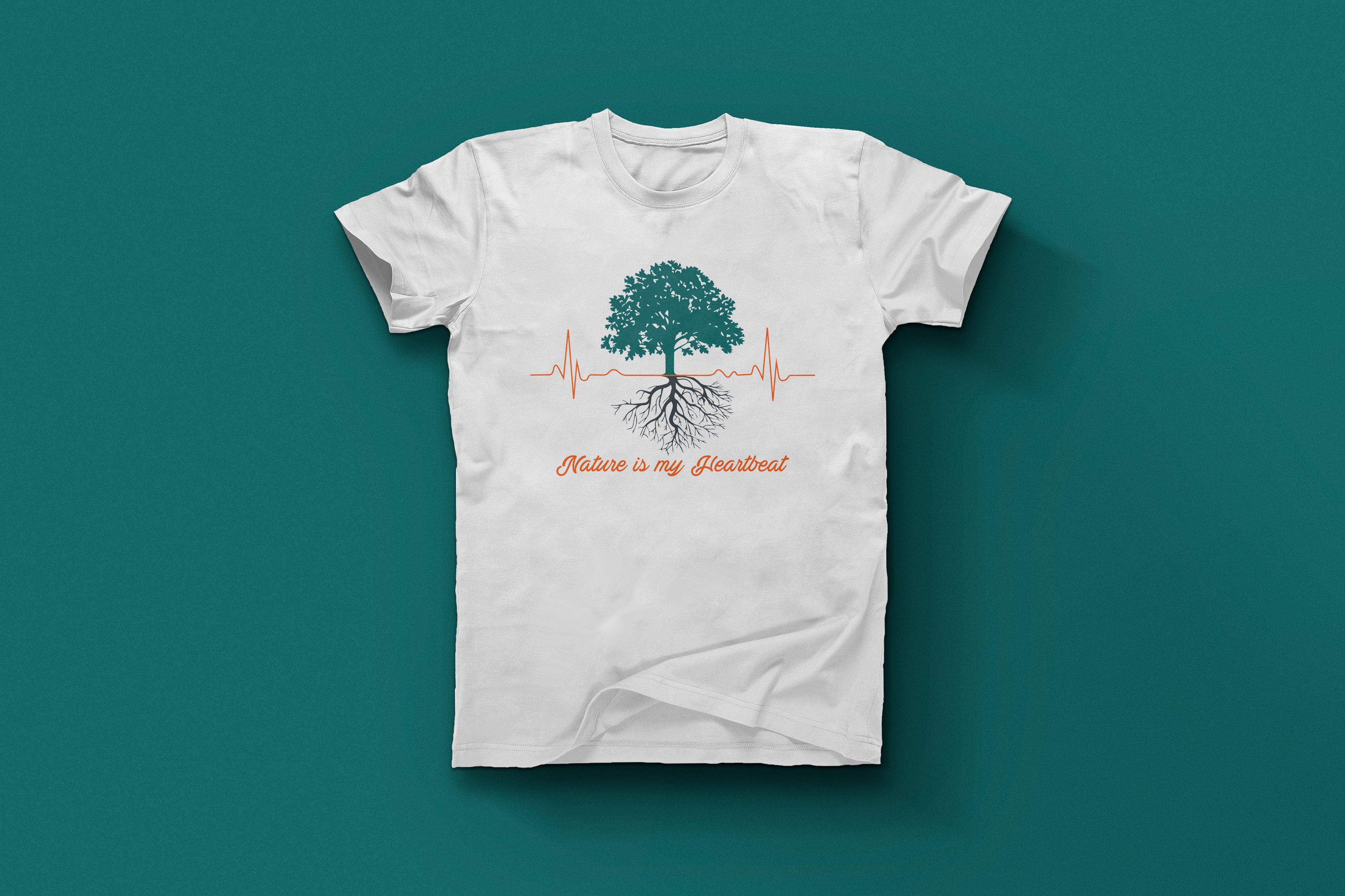 Eco Heartbeat Nature Lover Graphic Tee